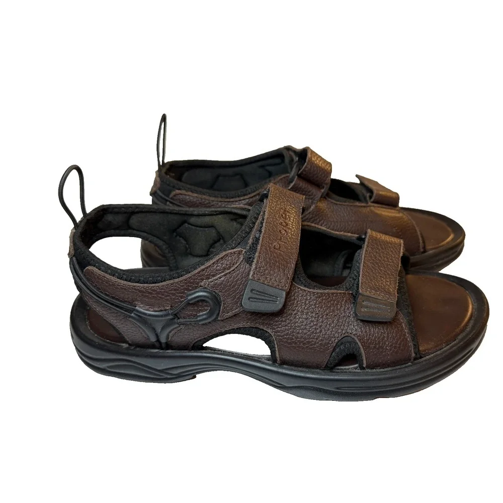 Propet Surfwalker II Men's Dad Sandals Leather Comfort Outdoor Fall Fisherman 11